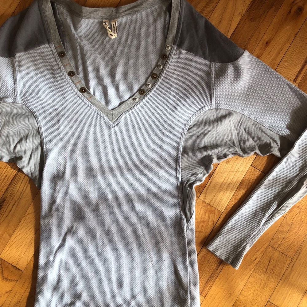 Free people, wing sleeved long T